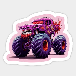 Halloween Monster Truck Sticker